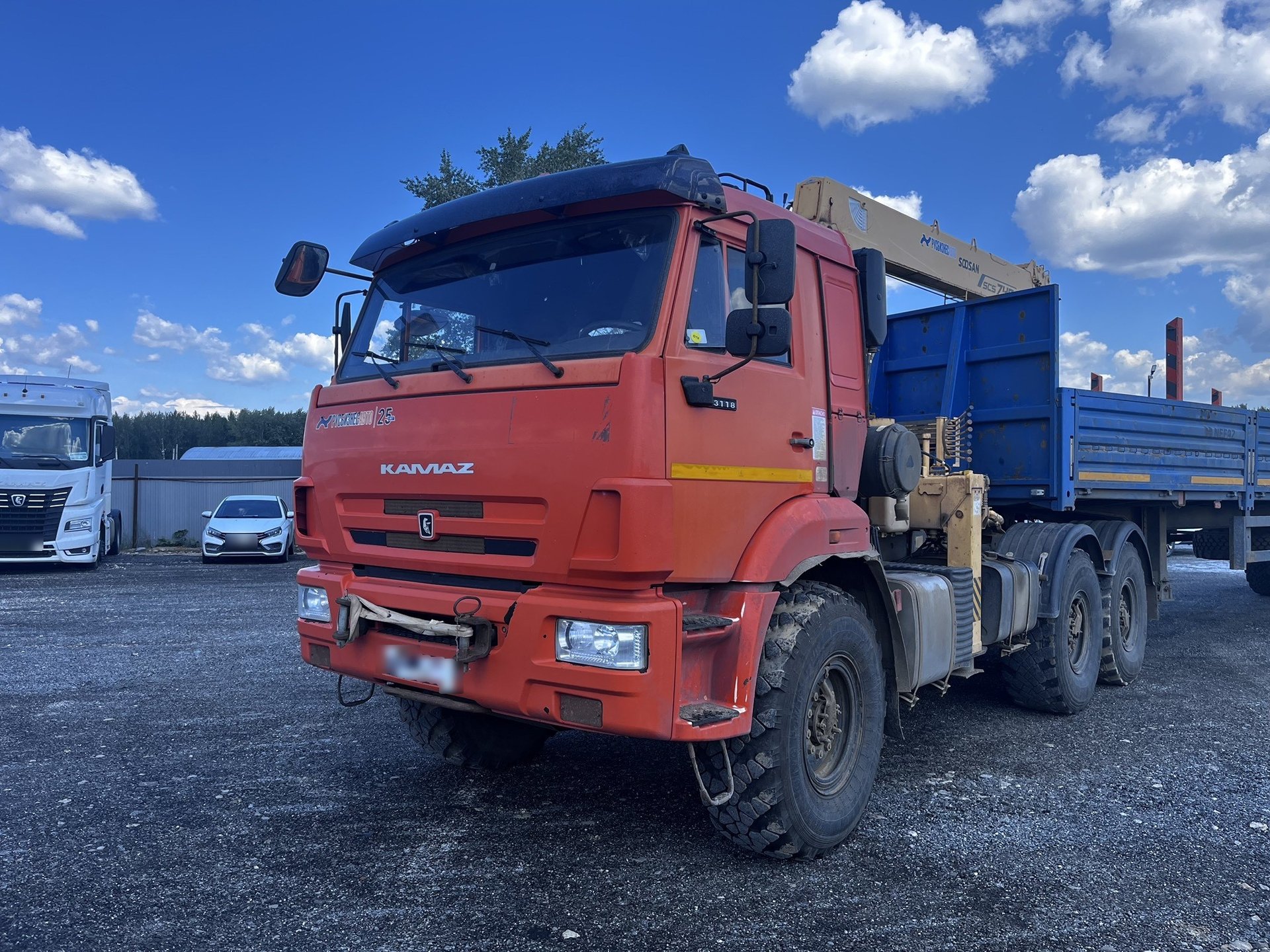 КАМАЗ 43118 6x6 Седельный тягач с КМУ — Пермь