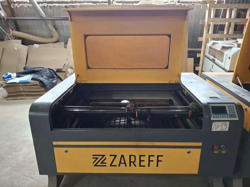 Лазерный станок Zareff Ruida 1000х800 мм 100W (57 двигатель) — Набережные Челны