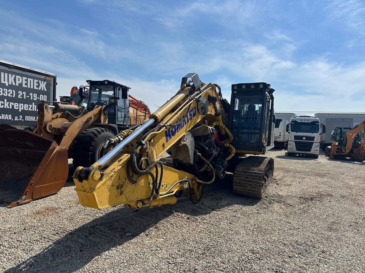 KOMATSU PC210LC-10M0 с харвестрной головкой Komatsu C144 — Екатеринбург