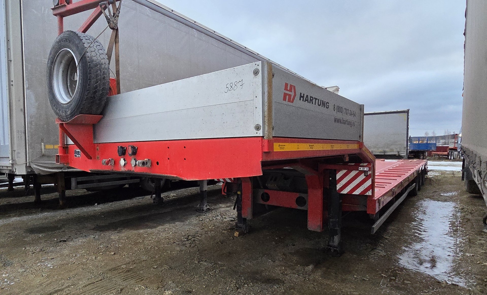 HARTUNG 9104* Полуприцеп тяжеловоз 3 оси — Большой Исток, Свердловская обл