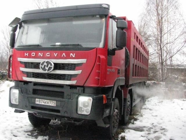 Самосвал специализированный, автомобиль - самосвал HONGYAN 908 (8x4) — Челябинская обл